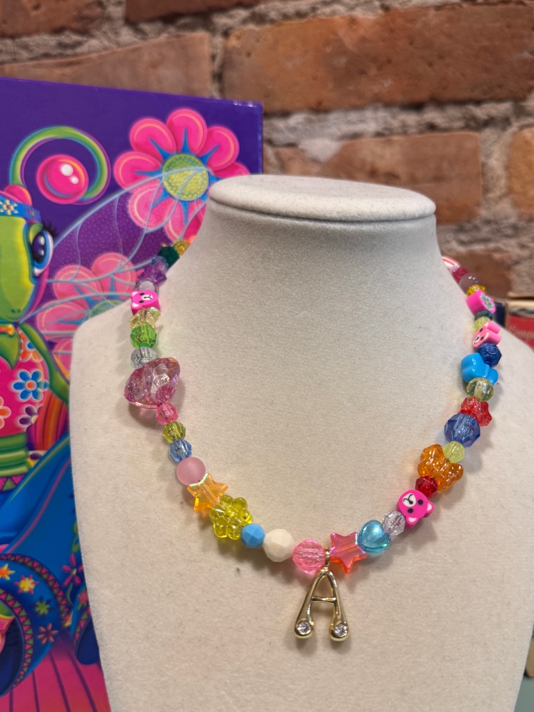 Y2k A Balloon Initial Custom Eye Candy Chain